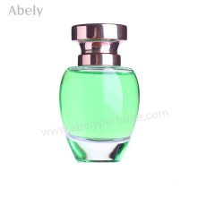 Frasco de perfume de vidro oval com pulverizador atomizador